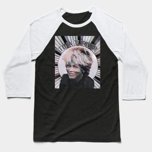 tina turner : Black and White retro design Baseball T-Shirt